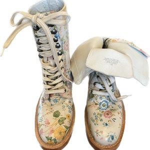 Free People Santa Fe Boots, Leather, Size 37